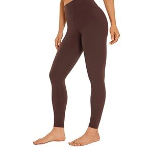 CRZ YOGA High Waisted Lounge Yoga Legging 28" Size XL in Taupe